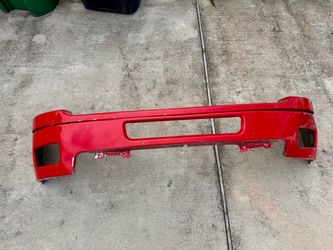 HD Red Bumper 09 Silverado