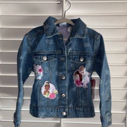 Disney Girls  Princess Denim Jacket Size 3T NEW