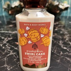  New and Unused. Bath & Body Works Pumpkin Swirl Cake Body Lotion. 8 Fl oz. 