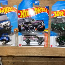 Hot Wheels Jeeps