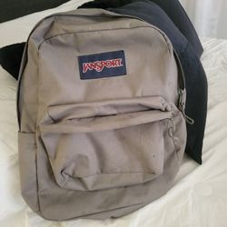 GRAY JANSPORT BACKPACK