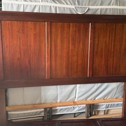 Complete Paragon Brown King Bed Frame Set