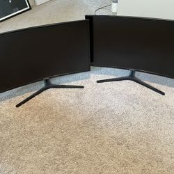 Pair of Samsung Monitors