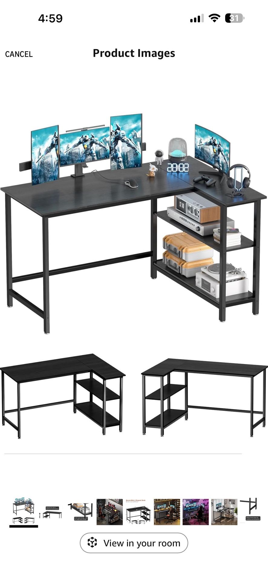 L Shaped Desk
