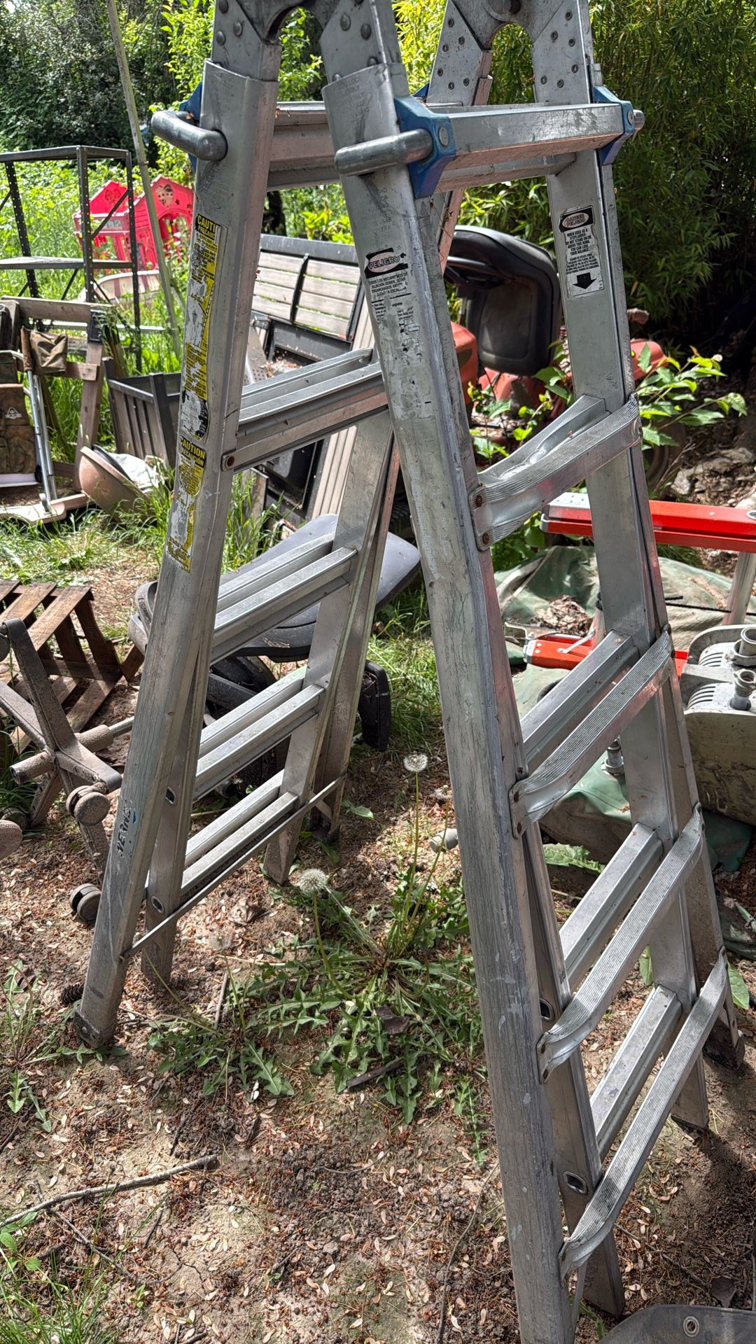 Werner Extending A-frame Ladder
