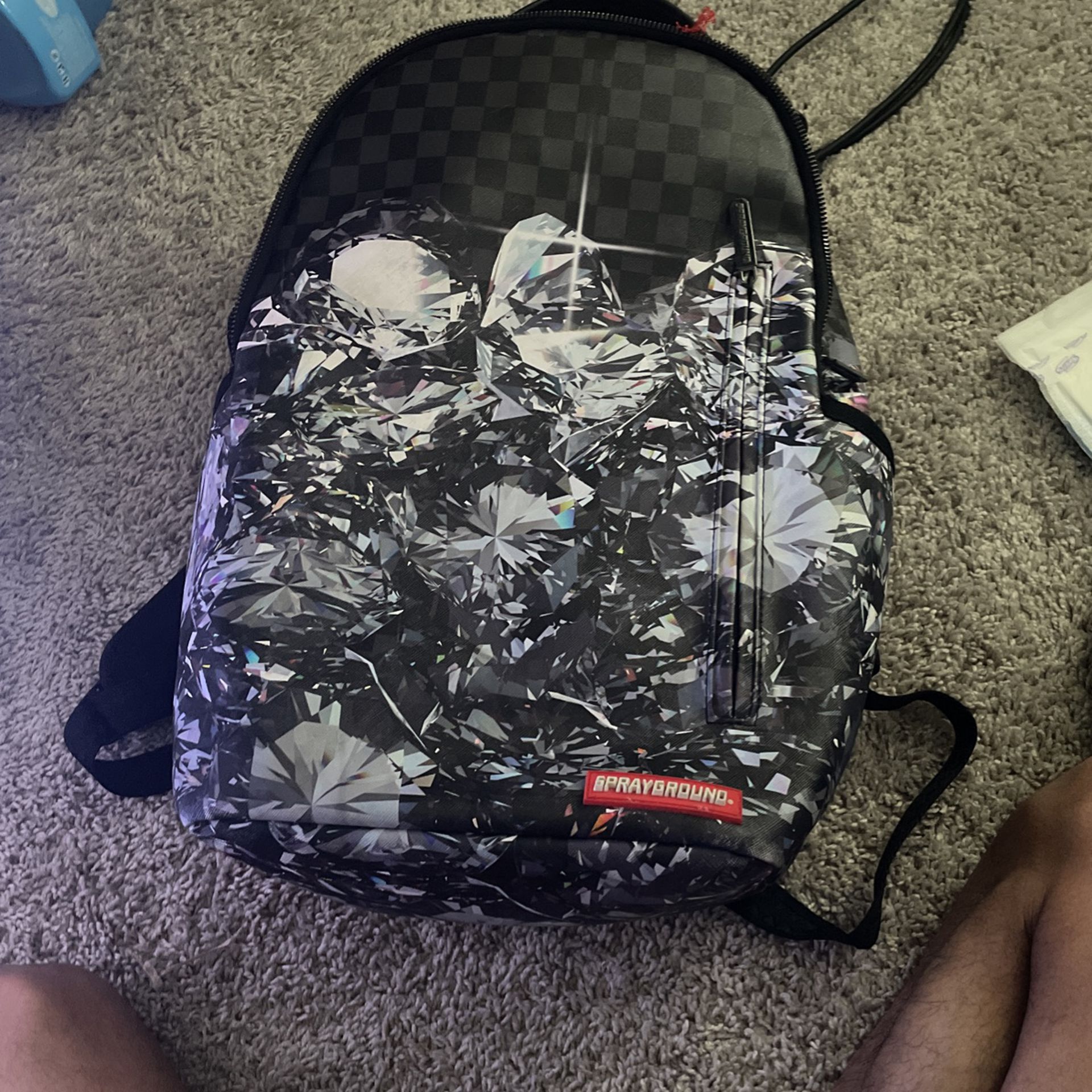 sprayground backpack lv