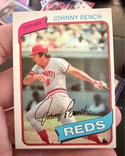 ⚾ 1980 Topps Johnny Bench #100 – Cincinnati Reds Hall of Famer ⚾