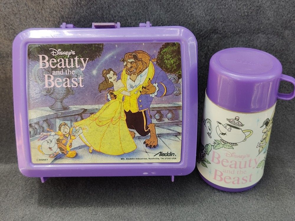 Vintage Beauty And The Beast Lunch Box