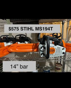 Brand new  STIHL CHAINSAW ms194T