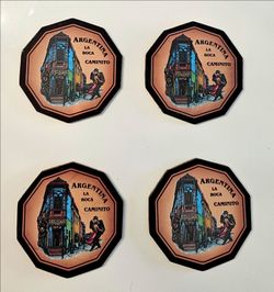 Porta Vasos Argentina Set