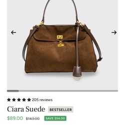 Vovia Ciara Suede bag