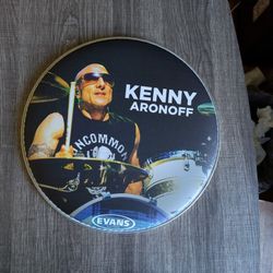 Kenny Aronoff Evans Picture Drum Head