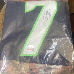 JSA Authentic Signed GENO Smith Jersey 