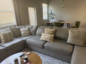 Ashlor nuvella 4 piece sleeper sectional with chaise