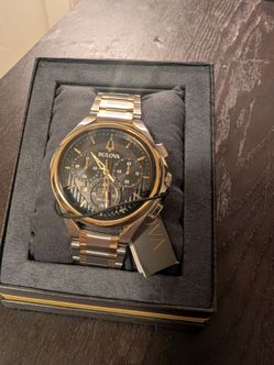 50% off new&authentic Bulova Curv 98A301 Chronograph Watch