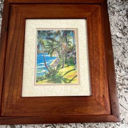 THAILAND PHOTO WITH NICE THAILAND WOOD FRAME