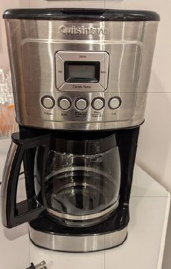 CUISINART (14 CUP) Programmable Coffee Maker Stainless Steel