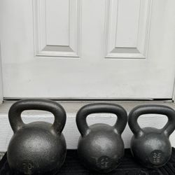 Kettlebells 35bls . 50bls . 70bls 
