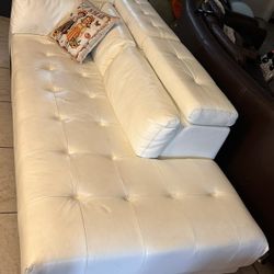 White Sectional