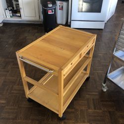 Rolling Kitchen Table 