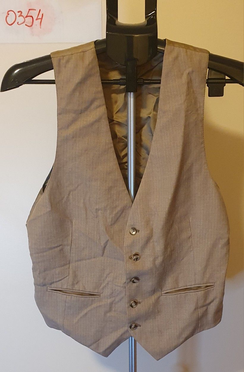 Men's Brown Vest, size M (0354)