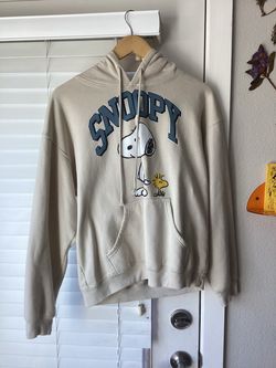SNOOPY hoodie, off white, size medium mens