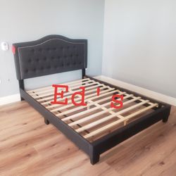 BRAND NEW QUEEN PLATFORM BED FRAME ONLY $179