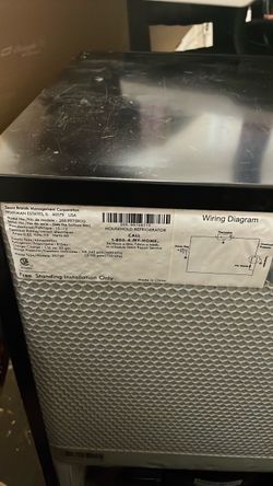 Kenmore Black Compact mini fridge Model (contact info removed)0