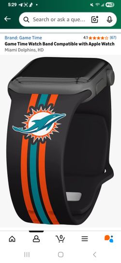 Miami Dolphins Watchband 