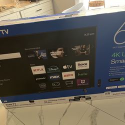 65 inch brand new Roku Tv