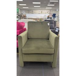 Bellfield Upholstered Accent Chair, Olive Green Velvet