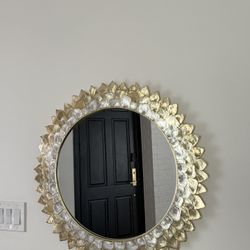 Anthropologie Ombré Shell Mirror 