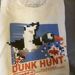 Vandal-A OG T-Shirt, Dunk Hunt, color- white, size 5XL.