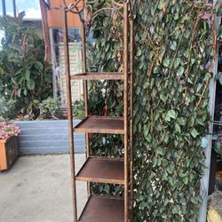 Solid Metal awesome tall display shelves