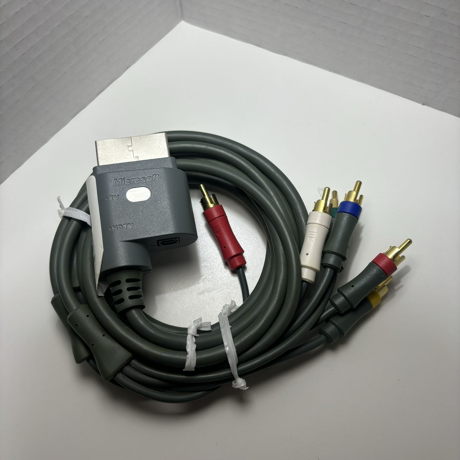 Official OEM Microsoft Xbox 360 Component HD TV Audio Video Cable