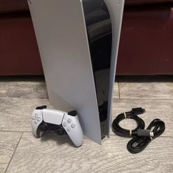Sony PS5 Blu-Ray Edition Console - White- Used- Good Condition