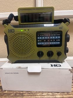 HQ Issue SolarCrank HQ500 Emergency Weather Radio