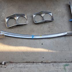 70 Impala Convertible Exterior Front Trim Exterior Pimlar 3 Pieces
