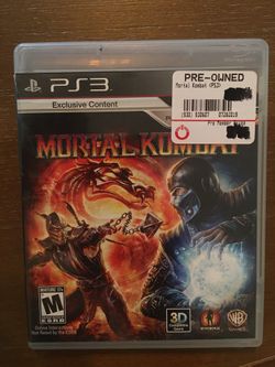 Sony PlayStation ps3 mortal kombat