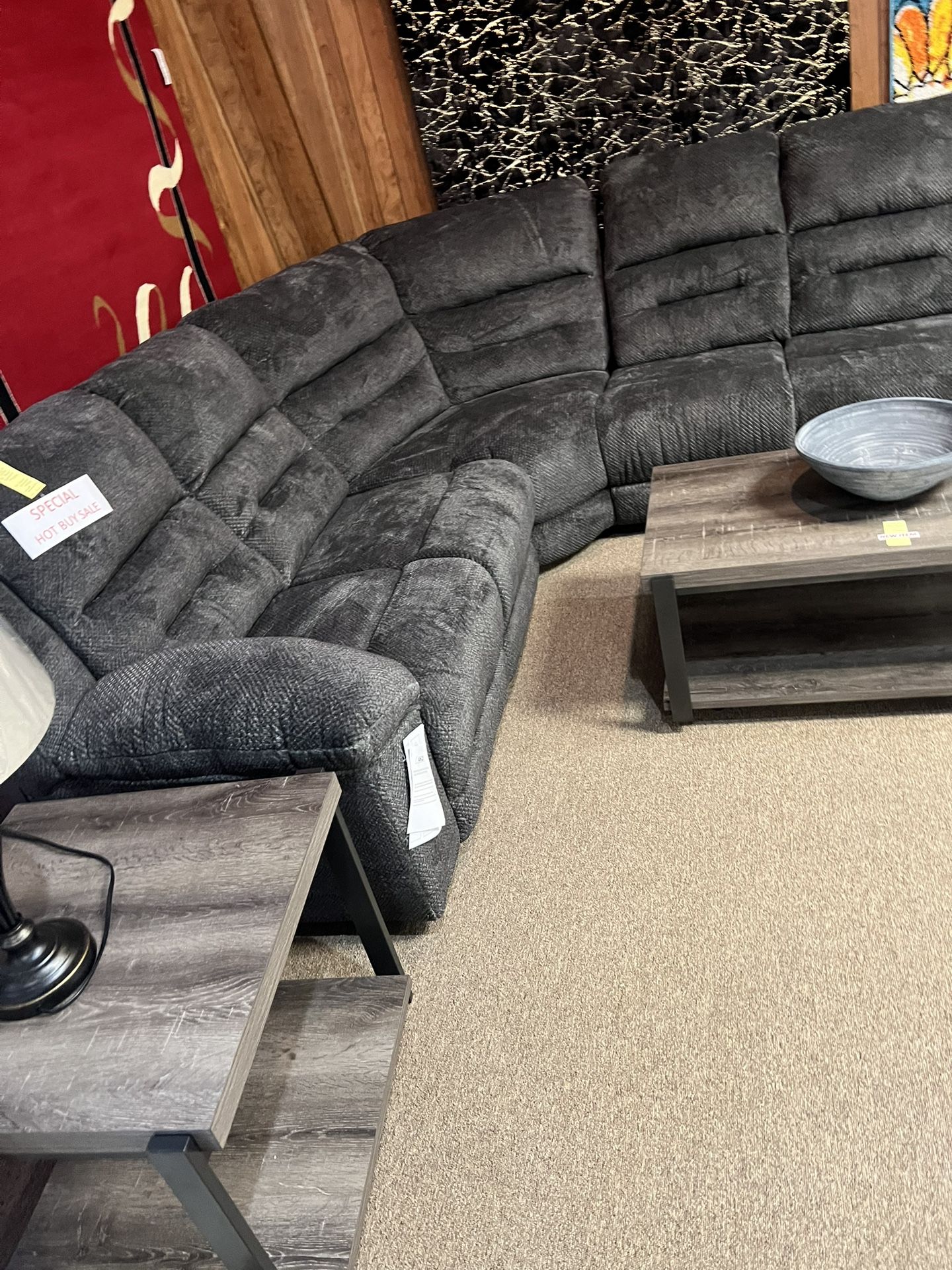Theater Reclining Cozy Sectional 