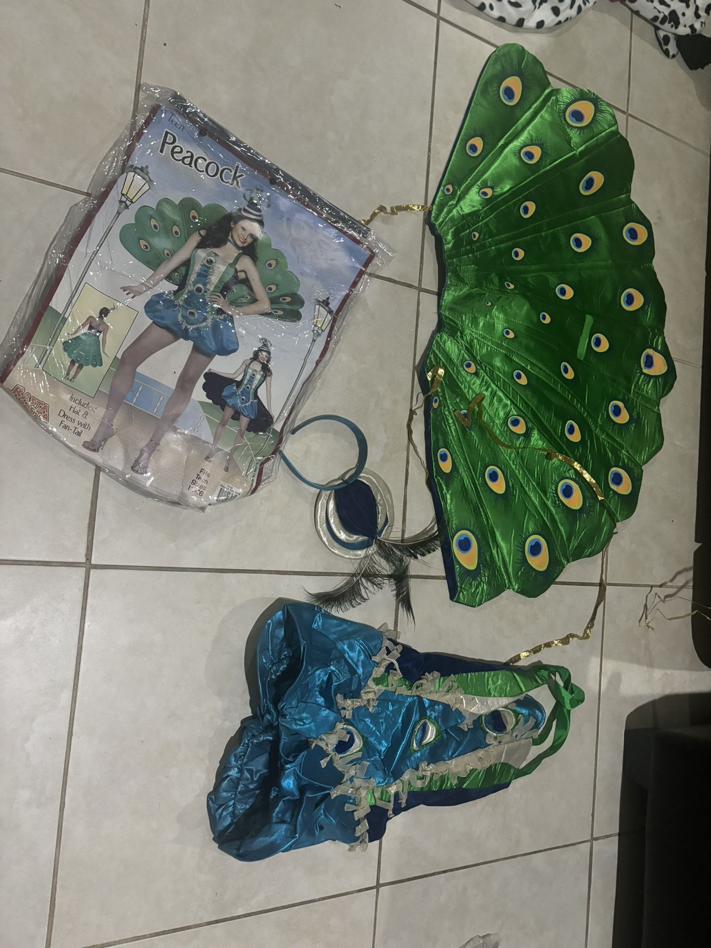 Peacock Halloween costume Teen 13/16