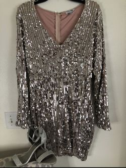 Fashion Nova Sequins Dress 1X