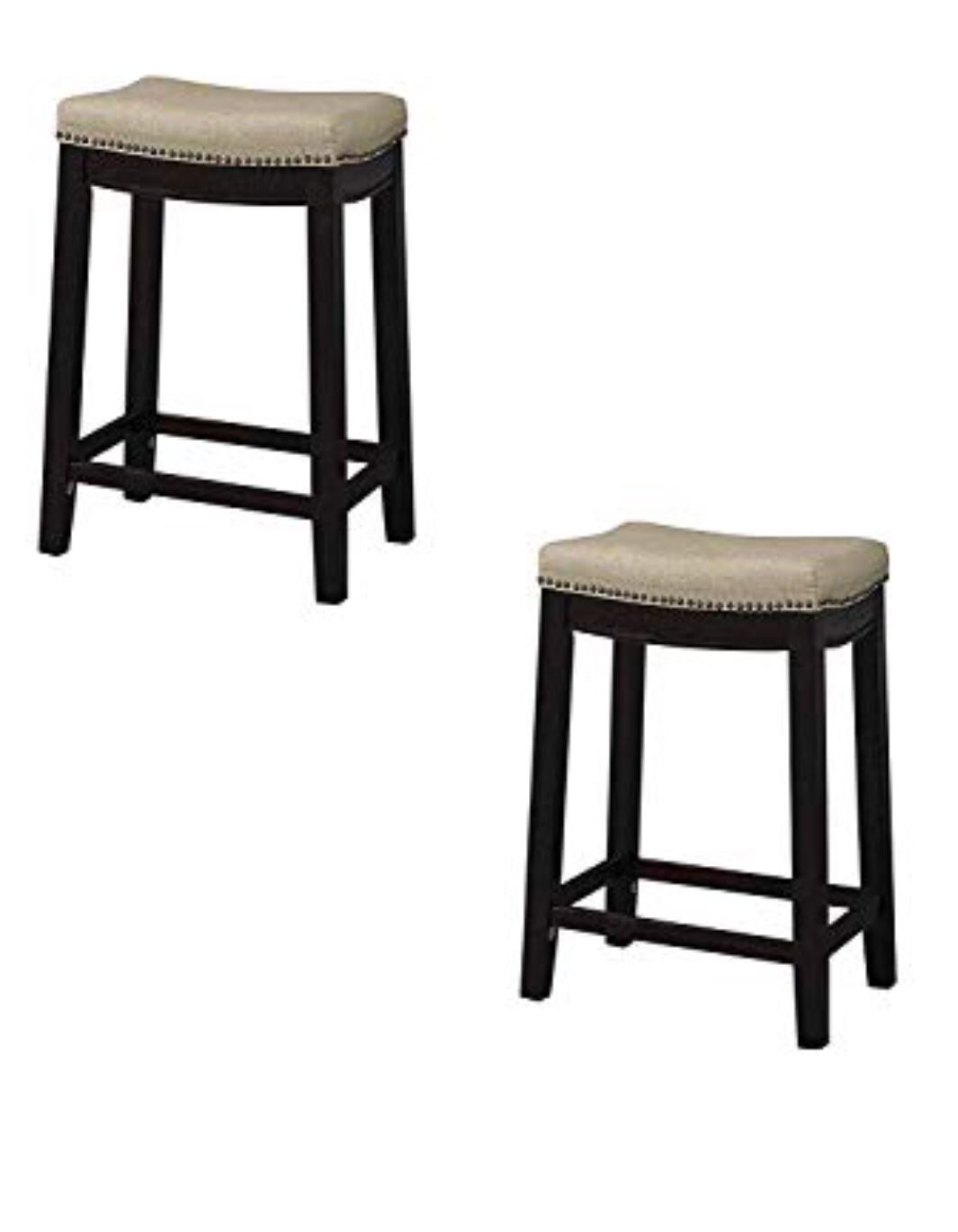 Set of 2 - 24" height counter stool barstools - NEW