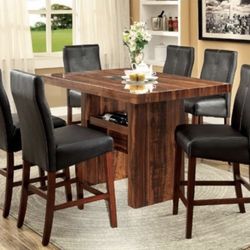 🚨SHOP NOW🚨 COUNTER 7 PC DINING SET🚨