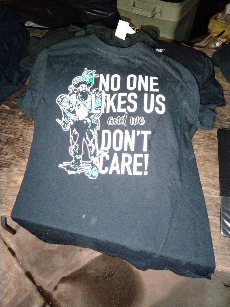 The Mummers Costume Jason Kelce Nobody Likes Us And We Don't F****** Care That's What It Should Have Said But It Didn't T-shirt