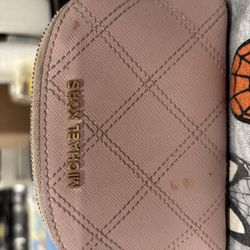 Michael Kors Saffiano Leather Small Purse Makeup Bag Used