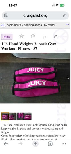 Hand weights 2 pack