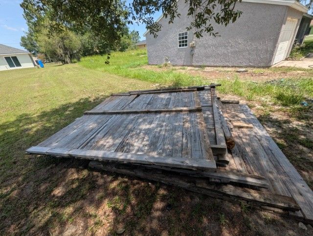 Free Wood Fence And Treated Lumber