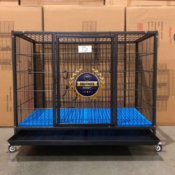 Dog Pet Cage Kennel Size 37” Medium With Grid And Tray New In Box 📦 