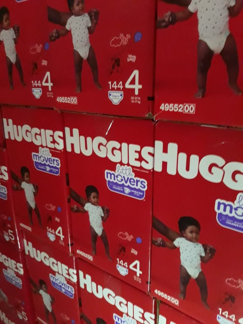 HUGGIES LITTLE MOVERS SIZE 4 $33 CADA UNO PRECIO FIRME